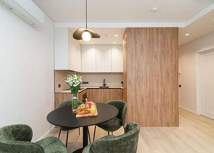 アパート #stayhere - New & Stylish Minimalistic 1bdr Center ヴィリニュス